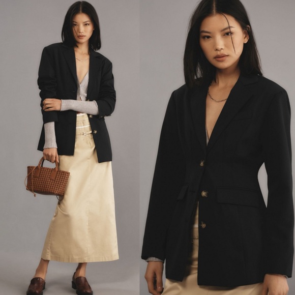 Anthropologie Jackets & Blazers - By Anthropologie Sculpted Blazer